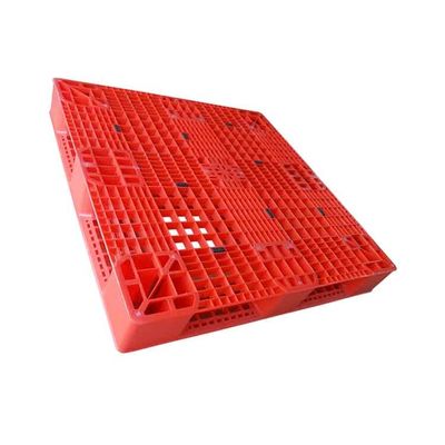 palet nhựa HDPE màu đỏ 13,5Kg 1100 X 1100 một mặt