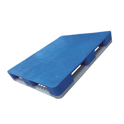 palet nhựa công nghiệp HDPE màu xanh 120 * 100cm có lỗ trên cùng