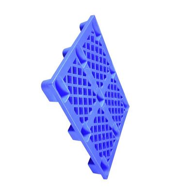 1200 X 800 palet nhựa có thể lồng vào nhau Màu xanh da trời PE Vận chuyển hậu cần có thể xếp được