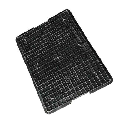 PE ESD Hộp hậu cần bằng nhựa đen 540 * 420 Hộp di chuyển bằng nhựa 40L