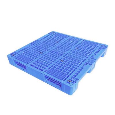 1100x1100 Pallet nhựa xếp chồng HDPE Dynamic 2.5T Blue 13.8Kg