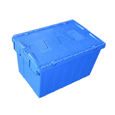 Hộp di chuyển có thể xếp chồng lên nhau có thể khóa 770 Pounds Hộp chứa bằng nhựa HDPE để di chuyển