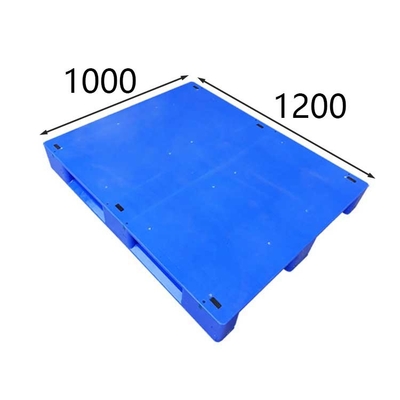 Pallet hai mặt Polypropylene PE Blue 1200 X 1000 cho xe nâng