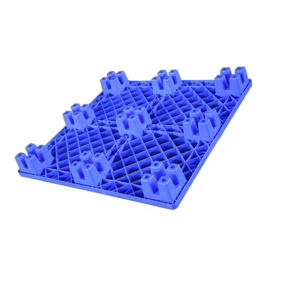 Pallet nhựa có thể lồng được HDPE màu xanh 1100 X 1100 600Kg Tải trọng động cho y tế