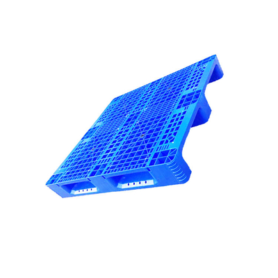 Pallet chống trượt HDPE PP màu xanh 1100 X 1100 X 155 Pallet nhựa cho nhà máy thực phẩm