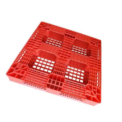 palet nhựa HDPE màu đỏ 13,5Kg 1100 X 1100 một mặt