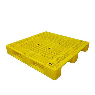 palet nhựa màu vàng 110x110cm palet nhựa lưu trữ Phong cách Châu Âu