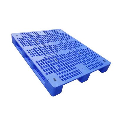 1500kg HDPE palet nhựa nặng 1,4 * 1,1m Ba người chạy palet nhựa