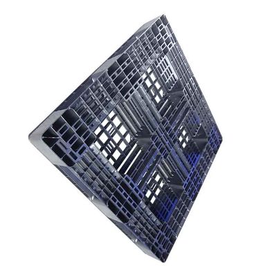 palet nhựa Polietilena đen công nghiệp 1100 X 1100 Tải trọng động 3T