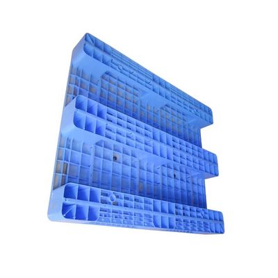 Tải trọng động 1.5T HDPE Tấm nhựa rắn hàng đầu 1200 * 1000mm palet nhựa tái chế