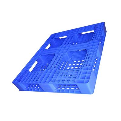 palet nhựa đặc HDPE màu xanh lam 1200 * 1000 Kiểu dáng Châu Âu Ổn định về chiều