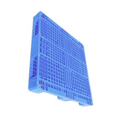 43.3X43.3 'Pallet nhựa có thể xếp chồng lên nhau 5000Kg PE màu xanh lam để lưu trữ hậu cần