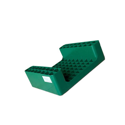 Pallet nhựa PP lồng nhau 450x350 màu xanh lá cây cho cảng