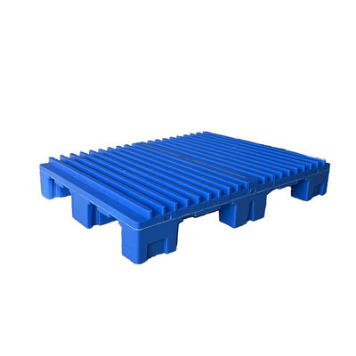 Pallet nhựa đúc tĩnh 4000Kg có thể xếp chồng lên nhau HDPE màu xanh