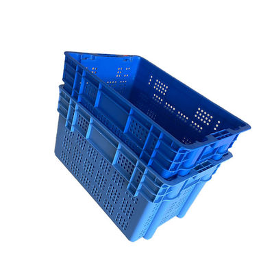 Thùng 60X40 HD Polyethylene hợp vệ sinh Di chuyển trên thị trường thực phẩm biển Tải trọng 50Kg