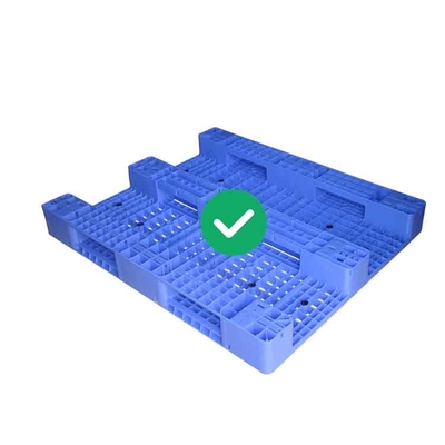 Nhà kho Pallet nhựa có thể làm tổ hợp vệ sinh công thái học HDPE 2000Kg Năng động