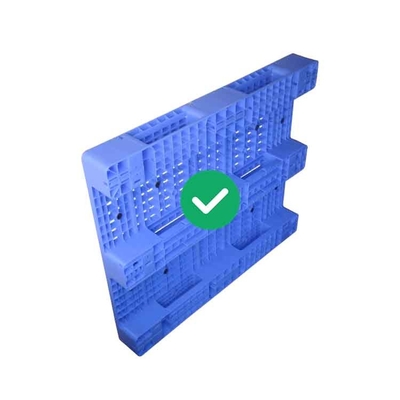 Pallet nhựa có thể lồng được 2T hợp vệ sinh 1300X1100 PE cho ngành công nghiệp thực phẩm