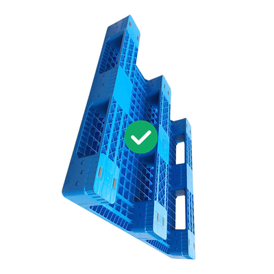 Thùng di chuyển có thể tái sử dụng 1,2X1,2m Pallet nhựa HDPE Tải trọng xếp hàng 1,5T