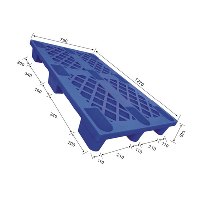 Pallet nhựa xếp chồng 1270x750 HDPE tái chế 1500Kg tĩnh