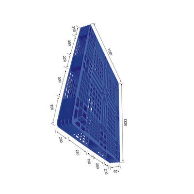 1320X1150 Pallet nhựa xuất khẩu HDPE Kho 1200Kg Năng động