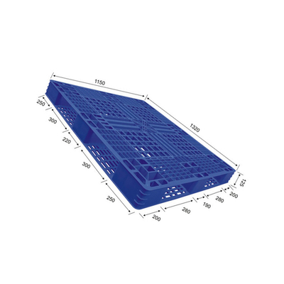 Nhà kho HDPE Pallet nhựa có thể lồng vào nhau 1320x1150 1200Kg Động