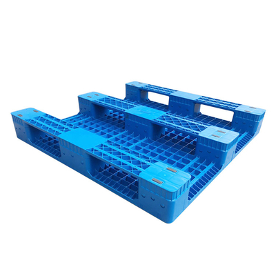 HDPE Tái chế Pallet nhựa có thể lồng vào nhau Công thái học động nặng 1,2T