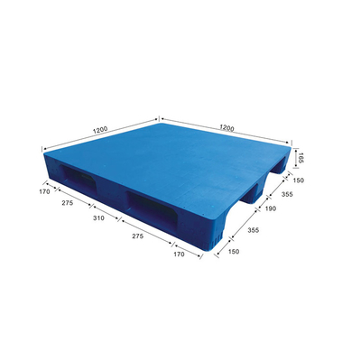 Pallet nhựa đúc phun có thể gia cố được tải trọng động 1,2T