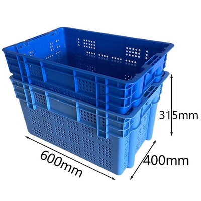 Thùng nhựa lồng nhau 600 X 400 Tải trọng động 50Kg cho rau củ quả