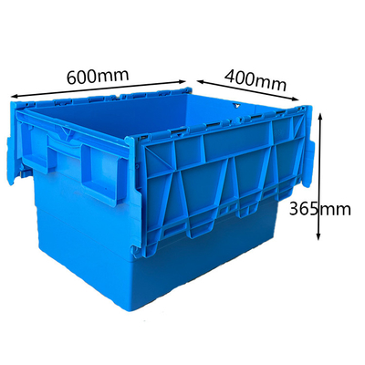 Hộp di chuyển bằng nhựa 600x400x365mm Tải trọng 50Kg Thùng nhựa HDPE