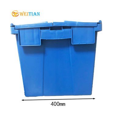 ISO9001 Hộp hậu cần bằng nhựa HDPE 60L Hộp phân phối có nắp đi kèm