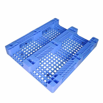 Grid Blue Ingle Sided Heavy Duty Nestable Pallet HDPE Chống va đập
