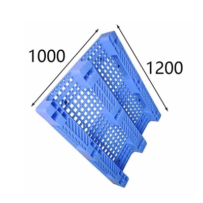 Pallet nhựa có thể xếp được tiêu chuẩn Euro Thông gió Pallet một mặt công nghiệp