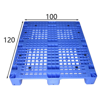 Pallet nhựa có thể xếp được tiêu chuẩn Euro Thông gió Pallet một mặt công nghiệp