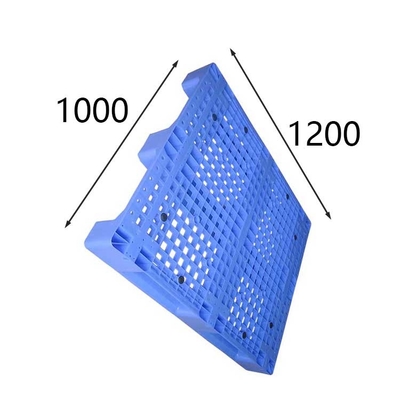 Pallet nhựa hợp vệ sinh HDPE nguyên sinh Giá đỡ phẳng vững chắc Tải trọng xếp chồng 5000kg