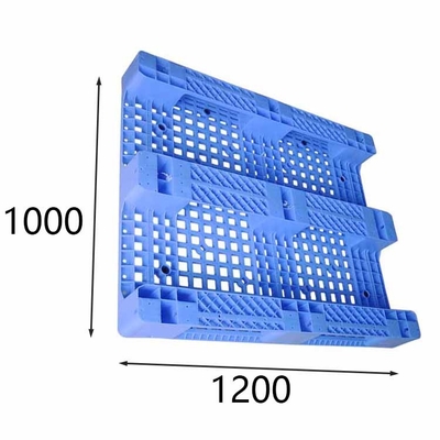 Vật liệu HDPE Pallet nhựa có thể xếp được giá đỡ Nắp chống trượt Tải trọng động 1500Kg