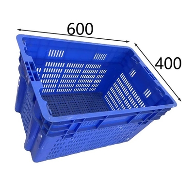 100% HDPE Thùng nhựa di chuyển có thể thu gọn 600 X 400 X 315mm Hạng nặng Bền